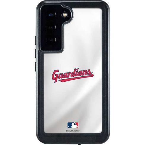 MLB Cleveland Guardians Home Jersey Galaxy S24 Plus Waterproof Case